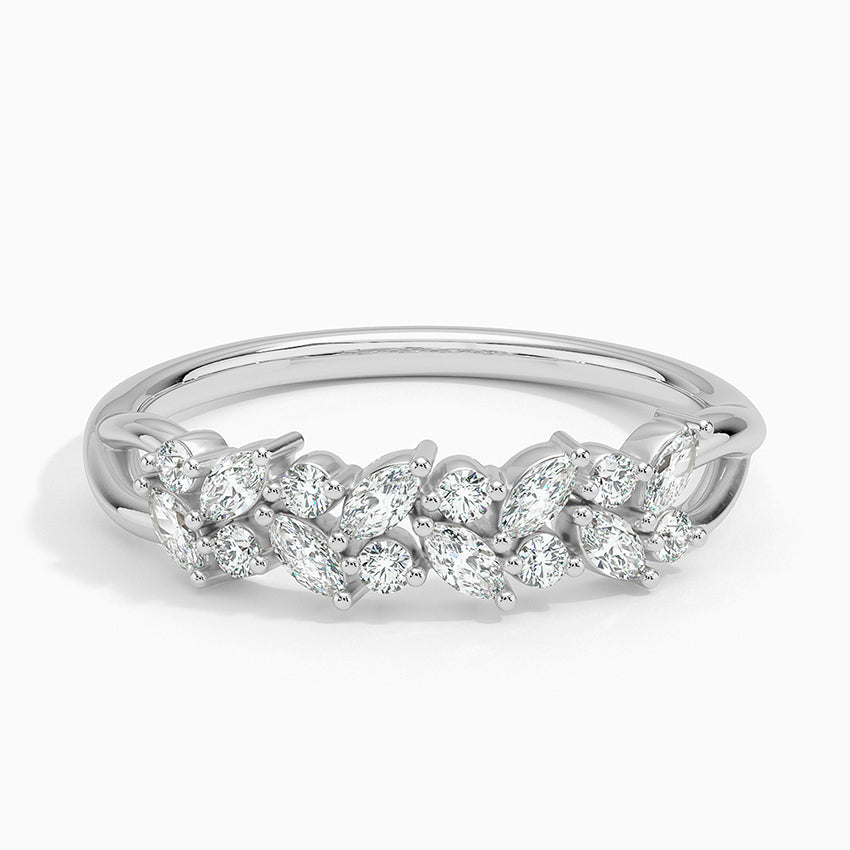 Pırlanta 0,50 Karat Marquise Kesim Laboratuvar Pırlanta Yüzük 18K - Bold Diamonds