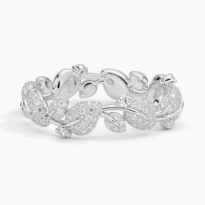 Özel Tasarım 0,50 Karat Yuvarlak Kesim Laboratuvar Pırlanta Yüzük 18K - Bold Diamonds