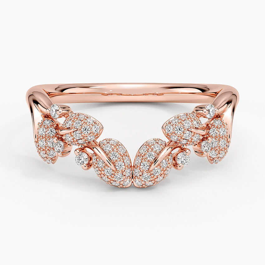 Tamamlayıcı 0,50 Karat Yuvarlak Kesim Laboratuvar Pırlanta Yüzük 18K - Bold Diamonds