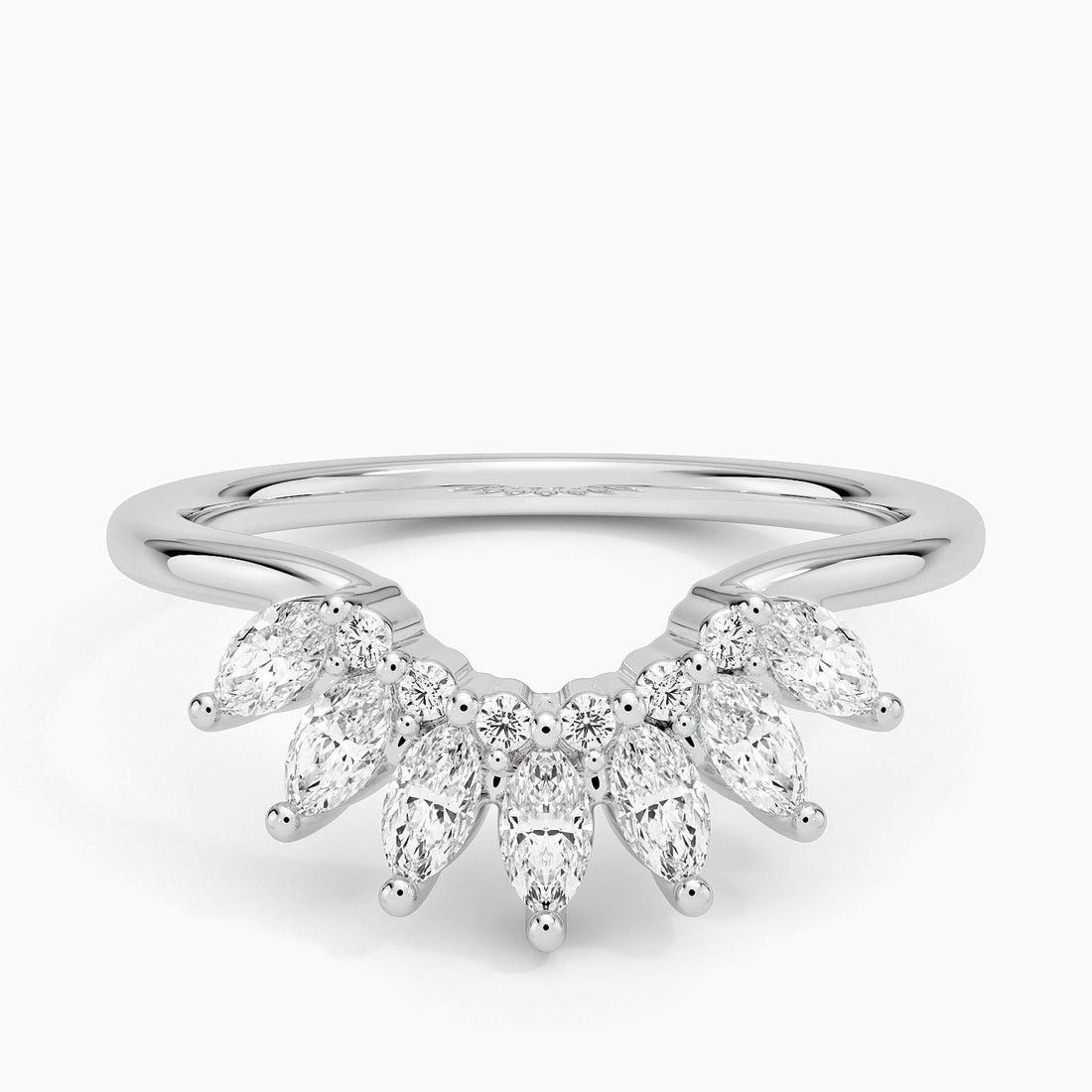 Tamamlayıcı 0,50 Karat Yuvarlak Kesim Laboratuvar Pırlanta Yüzük 18K - Bold Diamonds