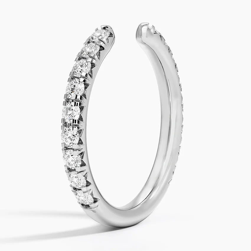 Tamamlayıcı 0.50 Karat Yuvarlak Kesim Laboratuvar Pırlanta Yüzük 18K - Bold Diamonds