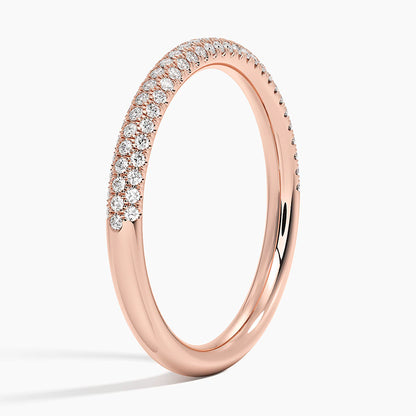Yarım Tur 0,50 Karat Yuvarlak Kesim Laboratuvar Pırlanta Yüzük 18K - Bold Diamonds