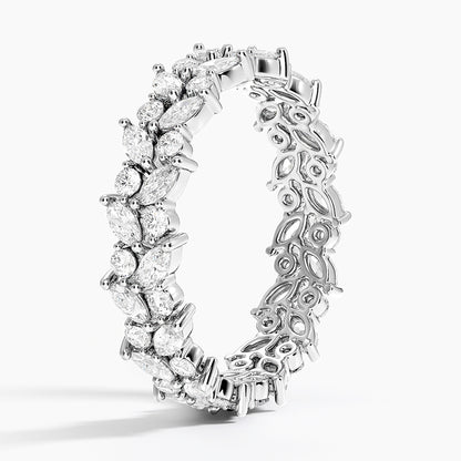 Tam Tur 0,50 Karat Yuvarlak Kesim Laboratuvar Pırlanta Yüzük 18K - Bold Diamonds