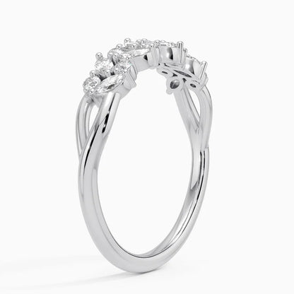 Pırlanta 0,50 Karat Marquise Kesim Laboratuvar Pırlanta Yüzük 18K - Bold Diamonds