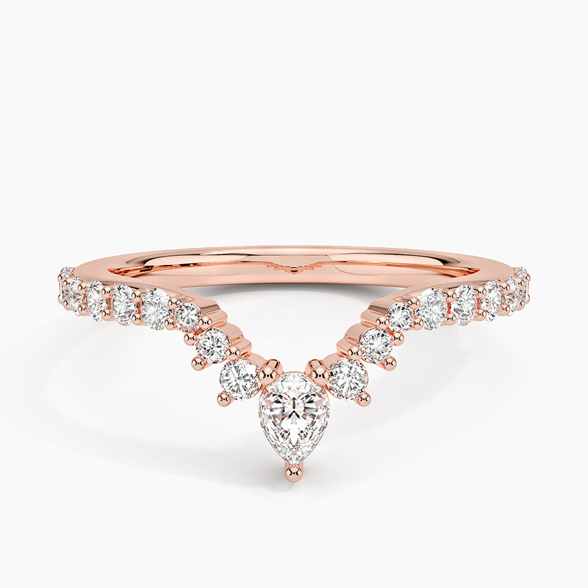 Tamamlayıcı 0.50 Karat Yuvarlak Kesim Laboratuvar Pırlanta Yüzük 18K - Bold Diamonds