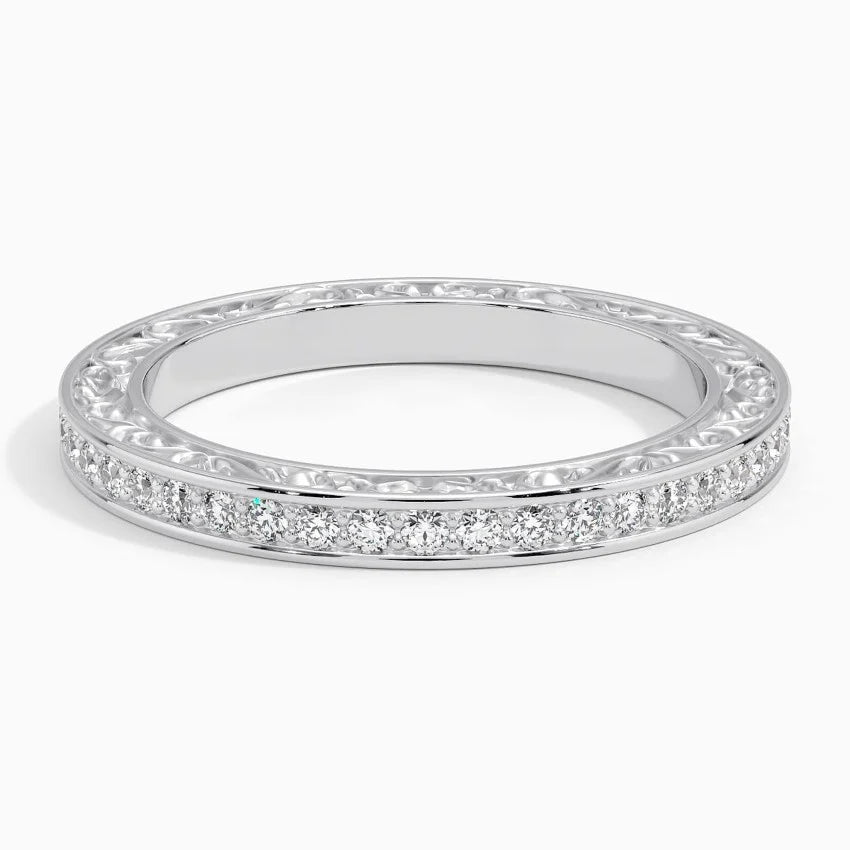 Tam Tur 0,50 Karat Yuvarlak Kesim Laboratuvar Pırlanta Yüzük 18K - Bold Diamonds