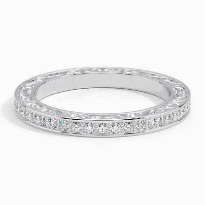 Tam Tur 0,50 Karat Yuvarlak Kesim Laboratuvar Pırlanta Yüzük 18K - Bold Diamonds