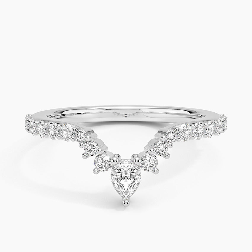 Tamamlayıcı 0.50 Karat Yuvarlak Kesim Laboratuvar Pırlanta Yüzük 18K - Bold Diamonds