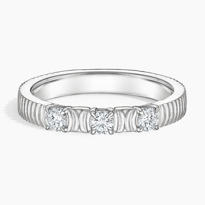 Özel Tasarım 0,50 Karat Yuvarlak Kesim Laboratuvar Pırlanta Yüzük 18K - Bold Diamonds
