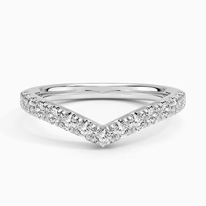 Tamamlayıcı Yüzük 0.50 Karat Yuvarlak Kesim Laboratuvar Pırlanta Yüzük 18K - Bold Diamonds