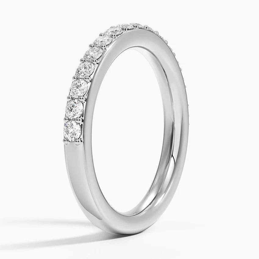 Yarım Tur 0.50 Karat Yuvarlak Kesim Laboratuvar Pırlanta Yüzük 18K - Bold Diamonds