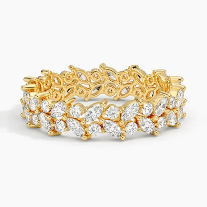 Tam Tur 0,50 Karat Yuvarlak Kesim Laboratuvar Pırlanta Yüzük 18K - Bold Diamonds