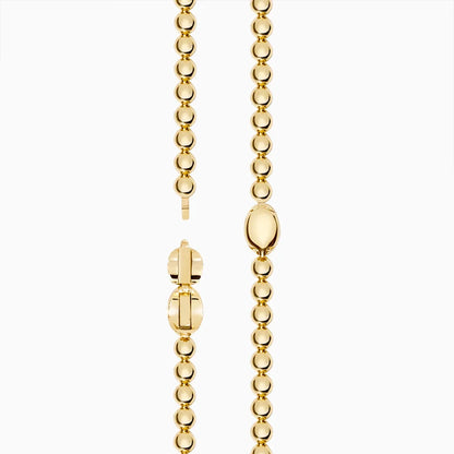 Boncuk Model 1.00 karat Yuvarlak Kesim Laboratuvar Pırlanta Kolye 18K - Bold Diamonds