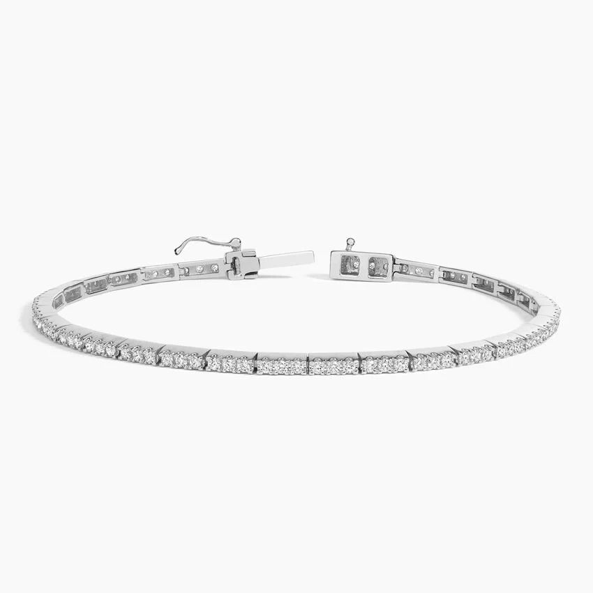 Özel Tasarım Model 1.00 Karat Yuvarlak Kesim Laboratuvar Pırlanta Bileklik 18K - Bold Diamonds