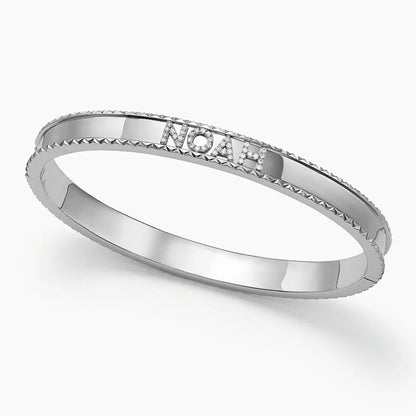Özel varyasyon 1.00 Karat Yuvarlak Kesim Laboratuvar Pırlanta Bileklik 18K - Bold Diamonds