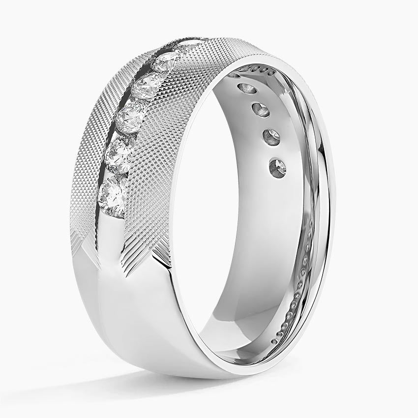 Alyans 1,00 Karat Yuvarlak Kesim Laboratuvar Pırlanta Yüzük 18K - Bold Diamonds