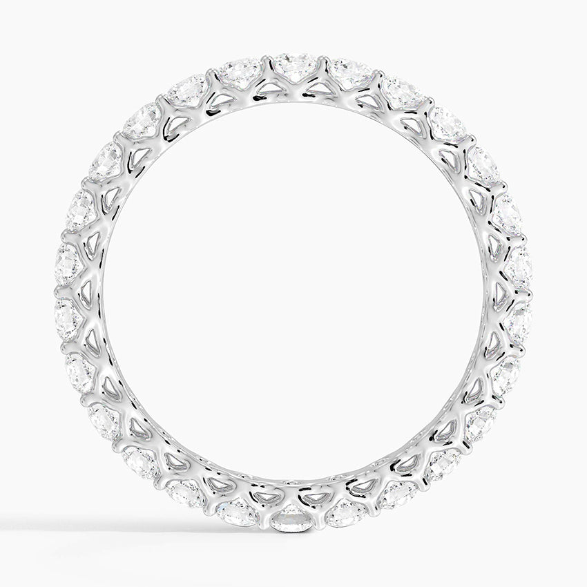 Tam Tur 1,00 Karat Yuvarlak Kesim Laboratuvar Pırlanta Yüzük 18K - Bold Diamonds