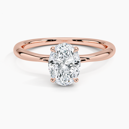 1.60 Carat Princess Halo Design Solitaire Lab Diamond Ring 18K - Florina 