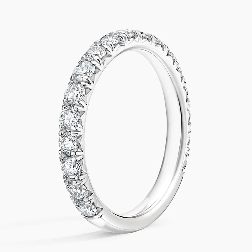 Tam Tur 1,00 Karat Yuvarlak Kesim Laboratuvar Pırlanta Yüzük 18K - Bold Diamonds
