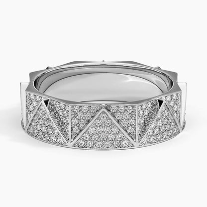 Alyans 1,00 Karat Yuvarlak Kesim Laboratuvar Pırlanta Yüzük 18K - Bold Diamonds