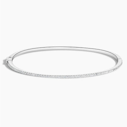 Pırlanta Çizgisi Model 1.00 Karat Yuvarlak Kesim Laboratuvar Pırlanta Bileklik 18K - Bold Diamonds