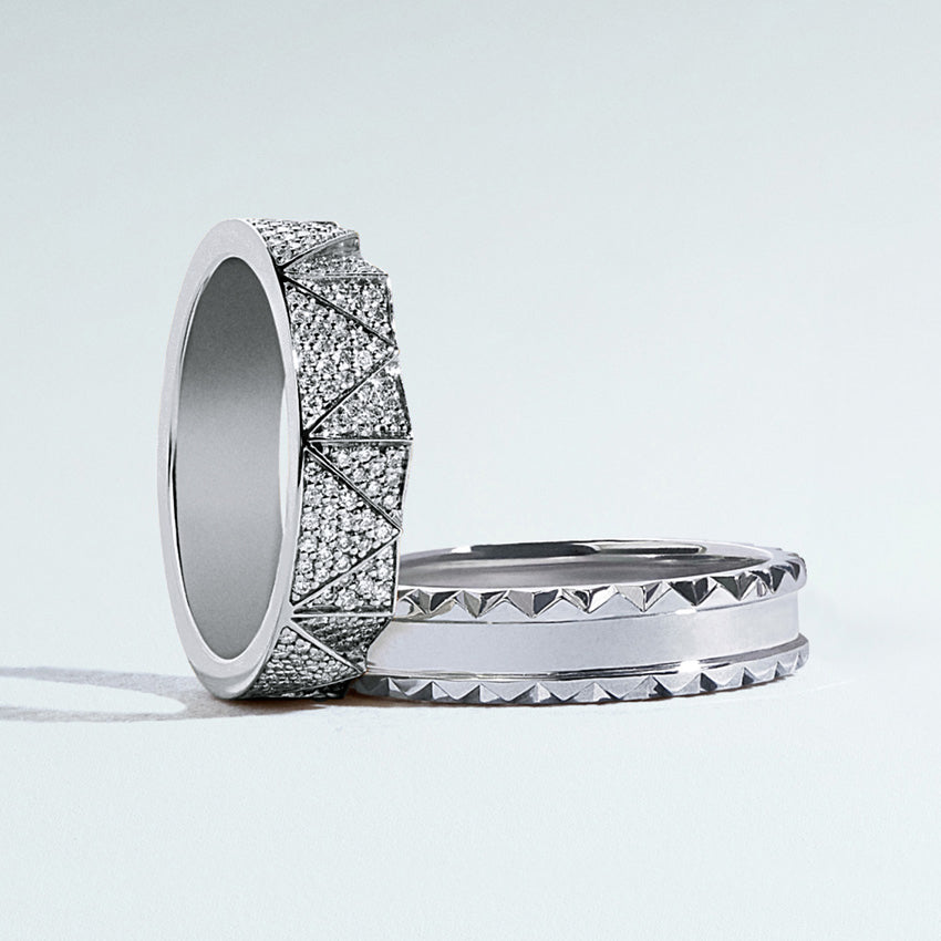 Alyans 1,00 Karat Yuvarlak Kesim Laboratuvar Pırlanta Yüzük 18K - Bold Diamonds