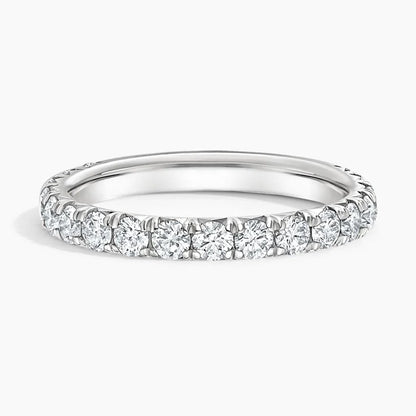 Tam Tur 1,00 Karat Yuvarlak Kesim Laboratuvar Pırlanta Yüzük 18K - Bold Diamonds