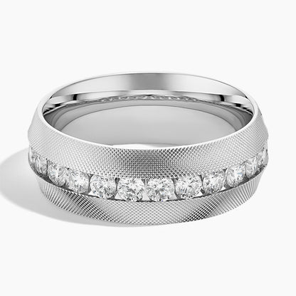 Alyans 1,00 Karat Yuvarlak Kesim Laboratuvar Pırlanta Yüzük 18K - Bold Diamonds