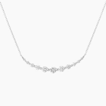 Işığın Dansı Model 1.00 karat Yuvarlak Kesim Laboratuvar Pırlanta Kolye 18K - Bold Diamonds