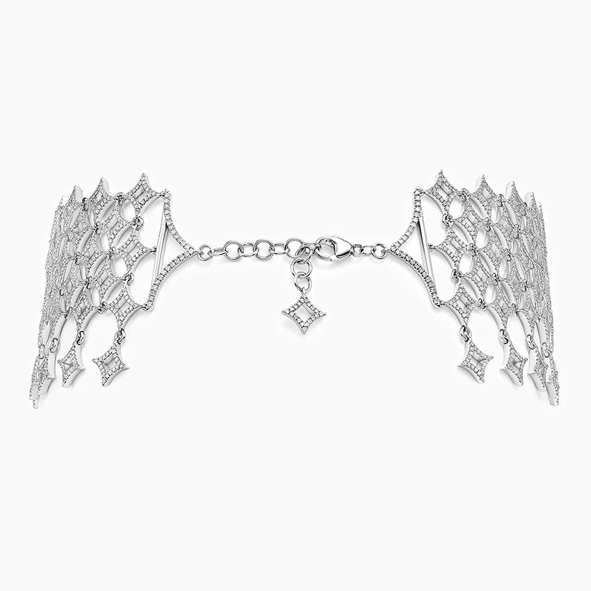 Kraliçelerin Işıltısı Model 10.00 karat Yuvarlak Kesim Laboratuvar Pırlanta Kolye 18K - Bold Diamonds