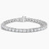 Su Yolu Model 14.00 Karat Prenses Kesim Laboratuvar Pırlanta Bileklik 18K - Bold Diamonds