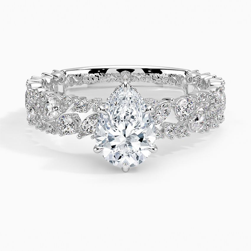 2.00 Damla Kesim Özel Tasarım Tektaş Laboratuvar Pırlanta Yüzük - Aylora