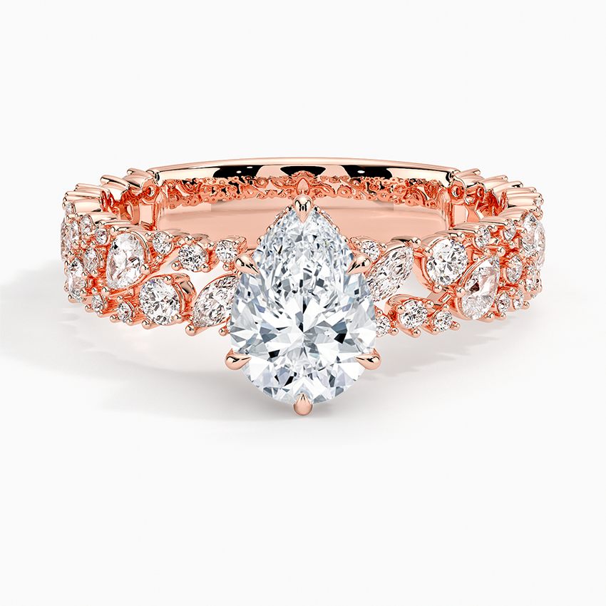 2.00 Damla Kesim Özel Tasarım Tektaş Laboratuvar Pırlanta Yüzük - Aylora