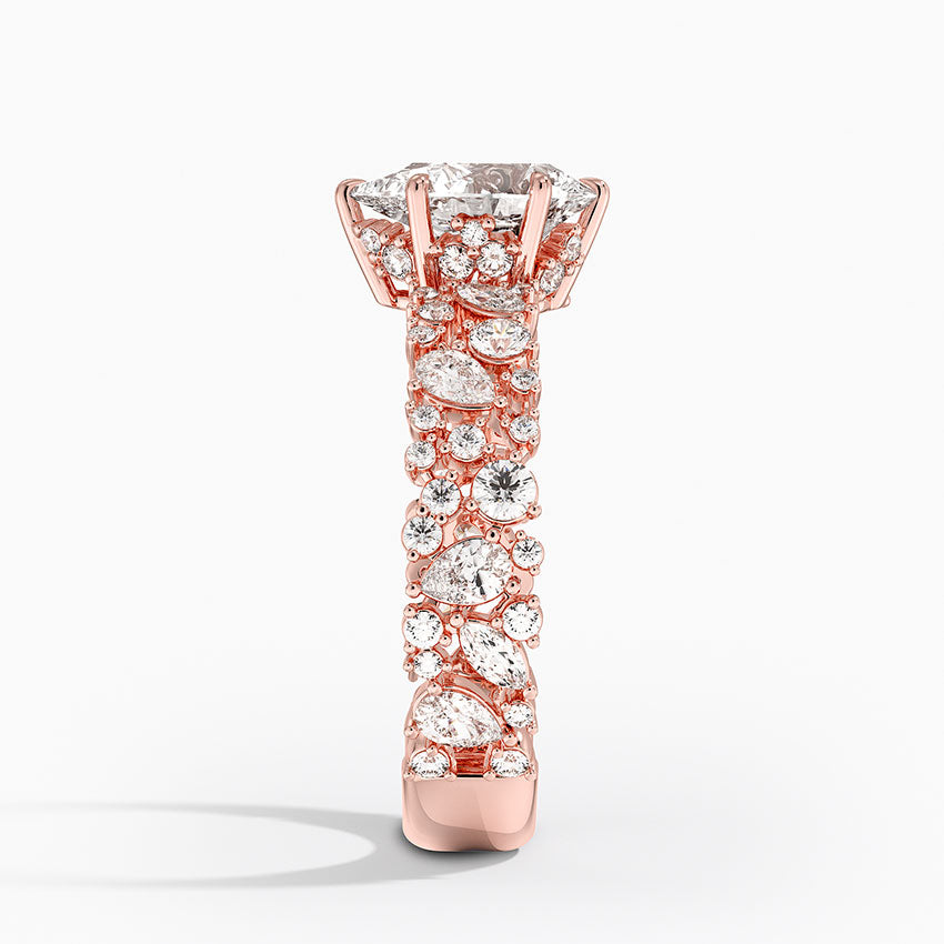 2.00 Damla Kesim Özel Tasarım Tektaş Laboratuvar Pırlanta Yüzük - Aylora