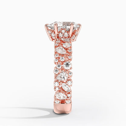 2.00 Damla Kesim Özel Tasarım Tektaş Laboratuvar Pırlanta Yüzük - Aylora