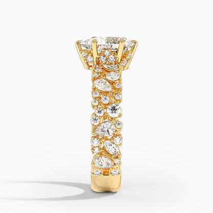 2.00 Damla Kesim Özel Tasarım Tektaş Laboratuvar Pırlanta Yüzük - Aylora