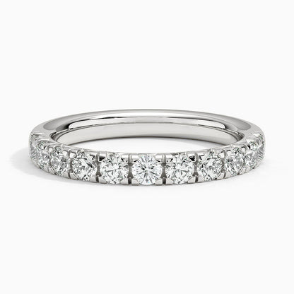 Yarım Tur 1.00 Karat Yuvarlak Kesim Laboratuvar Pırlanta Yüzük 18K - Bold Diamonds