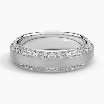 Özel Tasarım Alyans 1,00 Karat Yuvarlak Kesim Laboratuvar Pırlanta Yüzük 18K - Bold Diamonds