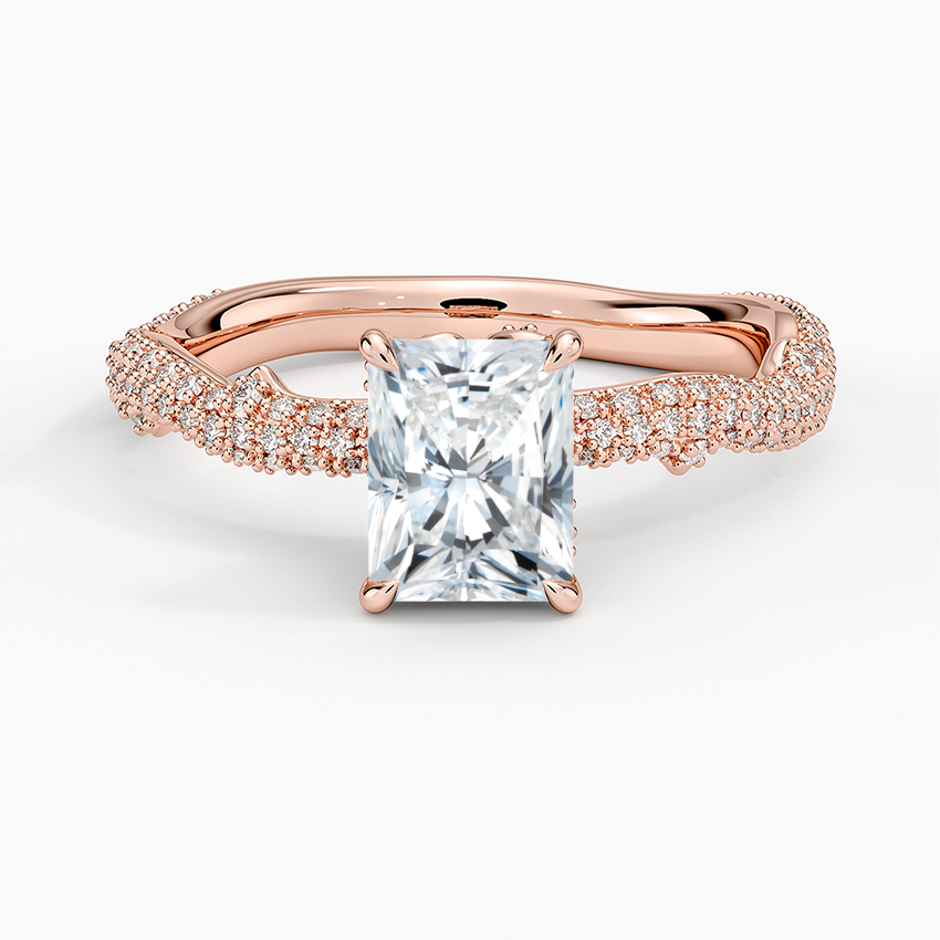 1.75 Radiant Kesim Hidden Halo Tasarım Tektaş Laboratuvar Pırlanta Yüzük - Filara