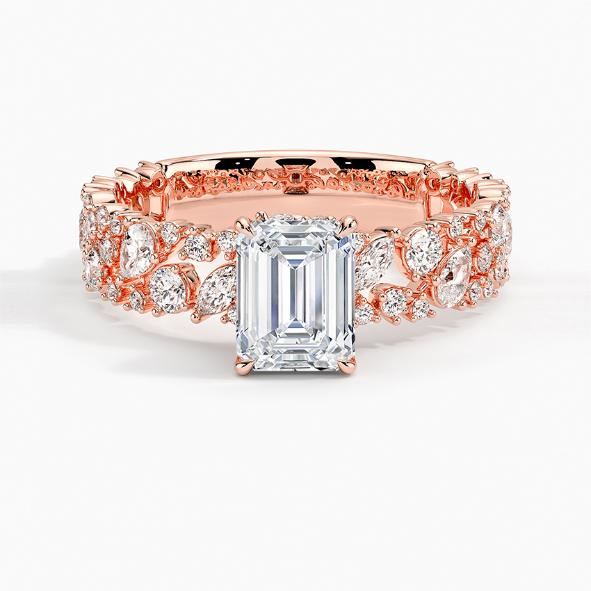 2.00 Emerald Kesim Özel Tasarım Tektaş Laboratuvar Pırlanta Yüzük  - Aylora