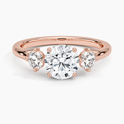 1.60 Carat Princess Halo Design Solitaire Lab Diamond Ring 18K - Florina 