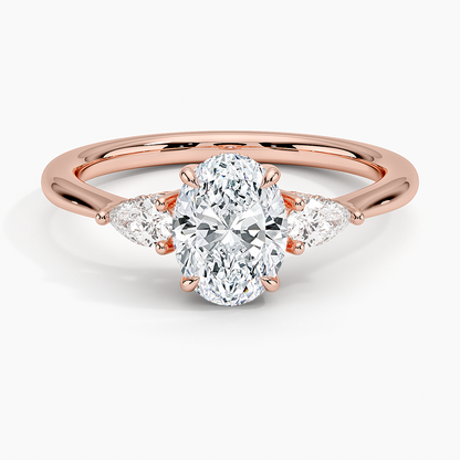 1.60 Carat Princess Halo Design Solitaire Lab Diamond Ring 18K - Florina 