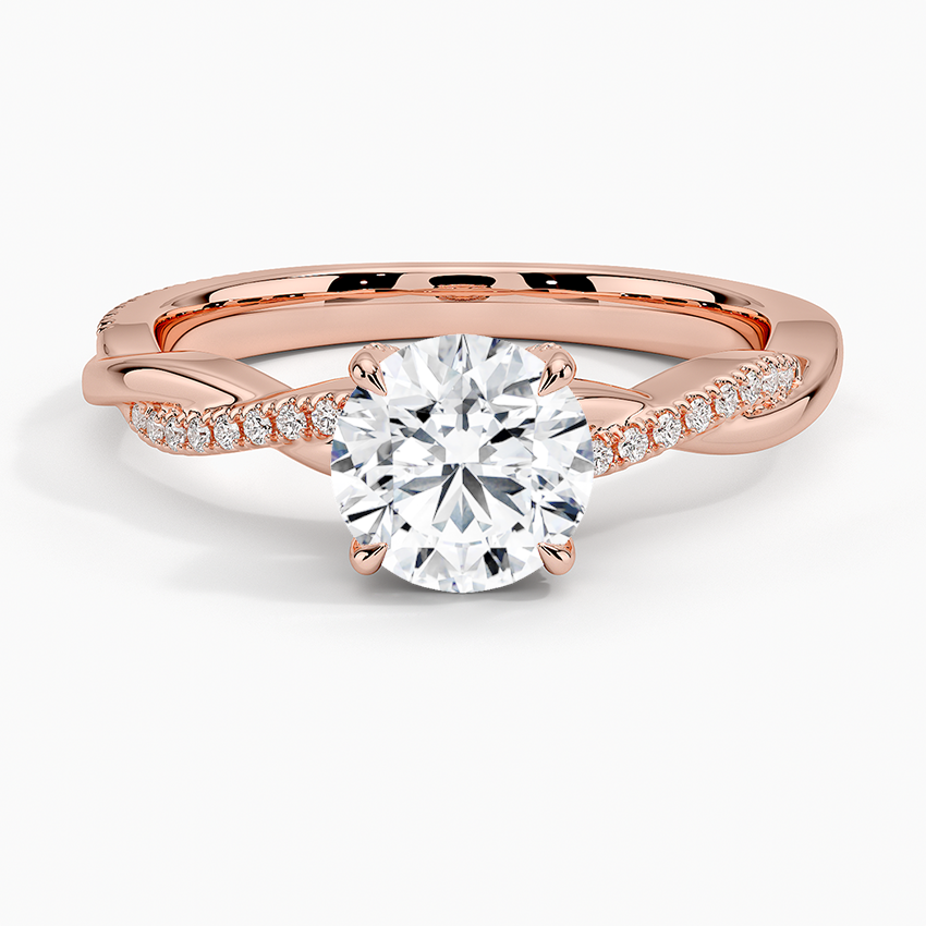 1.25 Karat Hidden Halo Tasarım Tektaş Laboratuvar Pırlanta Yüzük 18K  - Talora - Bold Diamonds