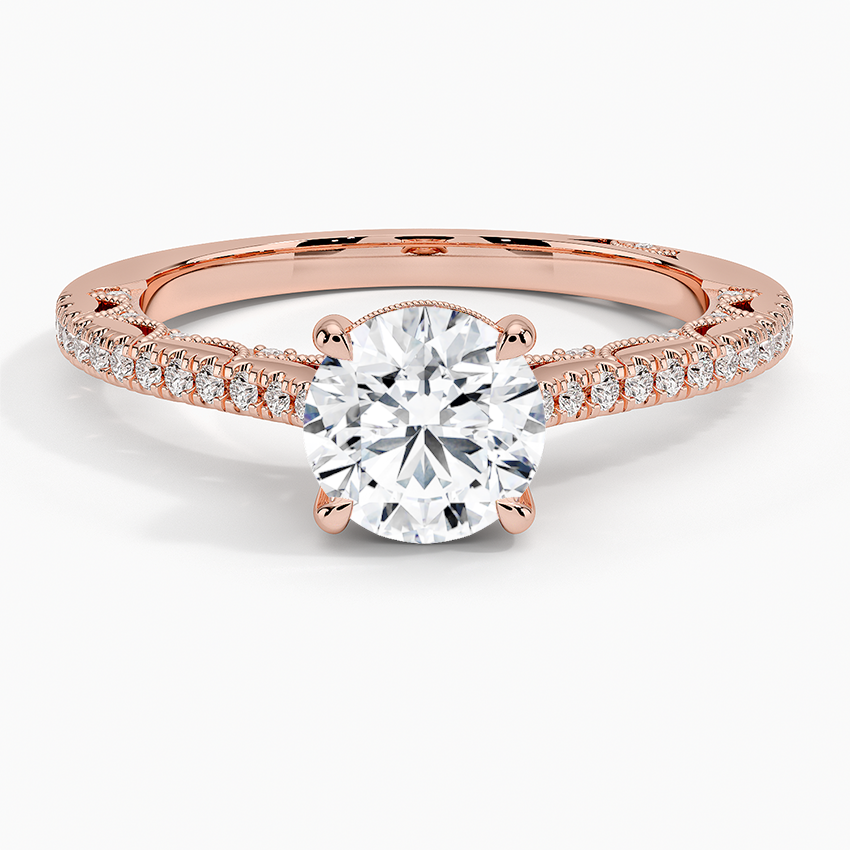 1.60 Carat Princess Halo Design Solitaire Lab Diamond Ring 18K - Florina 