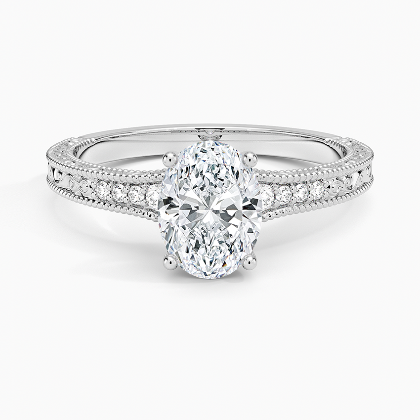 1.60 Carat Princess Halo Design Solitaire Lab Diamond Ring 18K - Florina 
