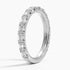 Tam Tur 1,00 Karat Emerald Kesim Laboratuvar Pırlanta Yüzük 18K - Bold Diamonds