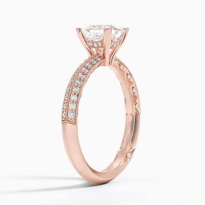 1.50 Prenses Kesim Yarım Tur Tasarım Tektaş Laboratuvar Pırlanta Yüzük - Selara