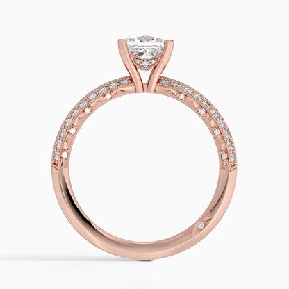 1.50 Prenses Kesim Yarım Tur Tasarım Tektaş Laboratuvar Pırlanta Yüzük - Selara