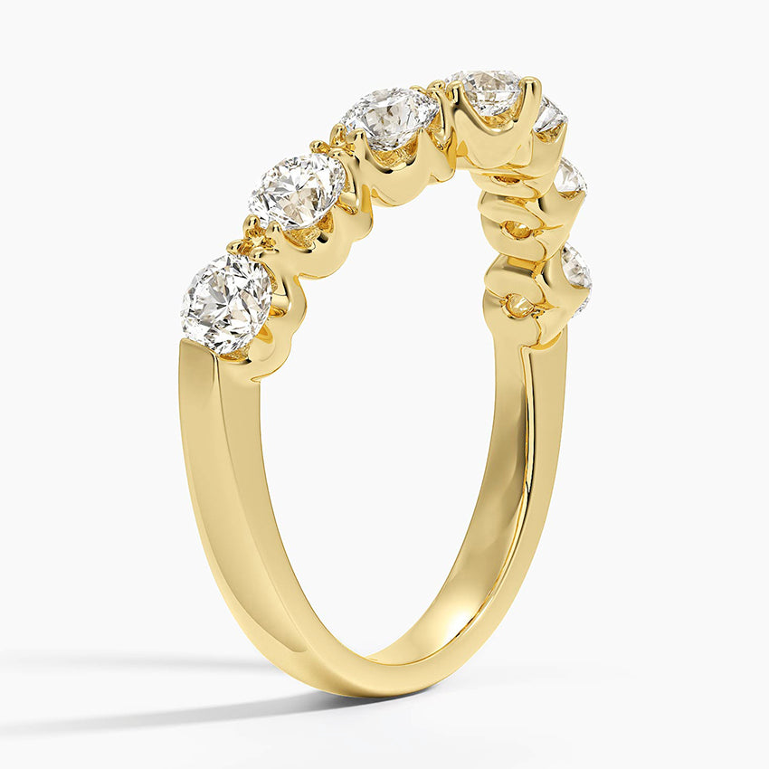 Tamamlayıcı 1,00 Karat Yuvarlak Kesim Laboratuvar Pırlanta Yüzük 18K - Bold Diamonds