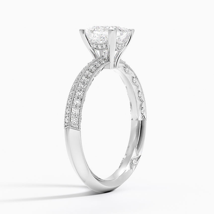 1.50 Prenses Kesim Yarım Tur Tasarım Tektaş Laboratuvar Pırlanta Yüzük - Selara